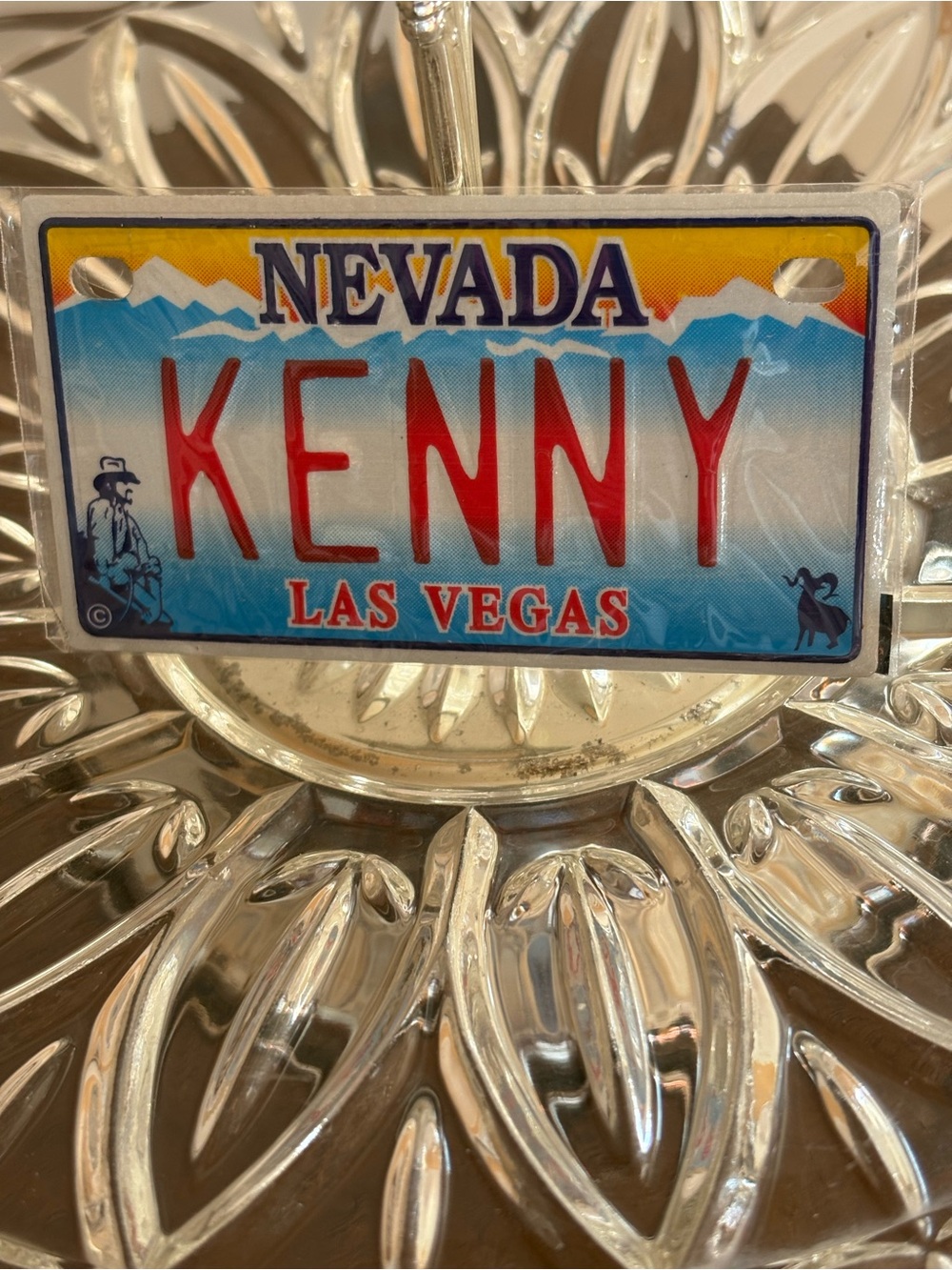 ⭐️ 3 for $15! NWT Mini Las Vegas Nevada Personalized Kids License Plate [KENNY]